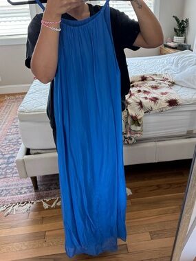 Bright Blue Maxi Dress